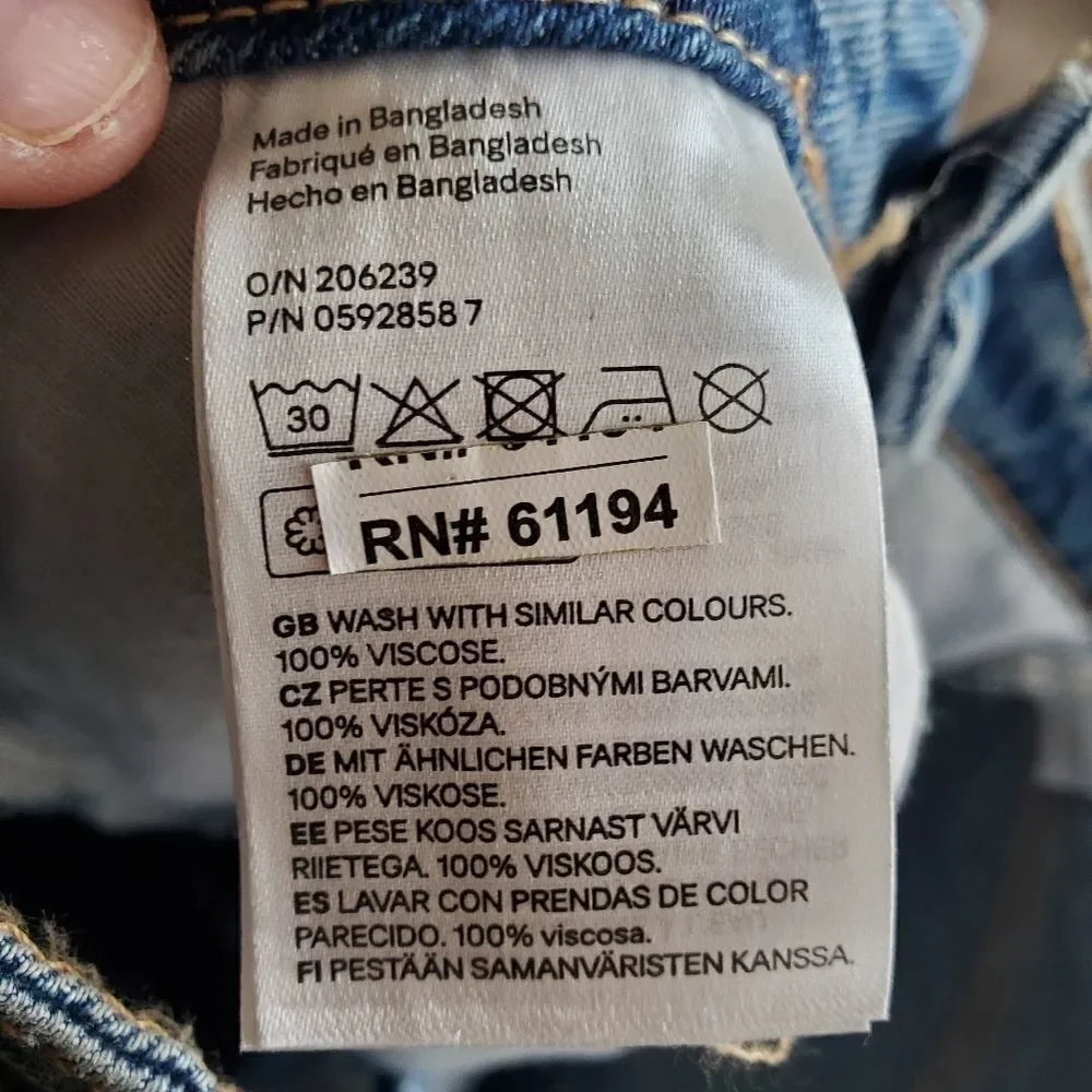 H&M Mid Cut Jean Shorts